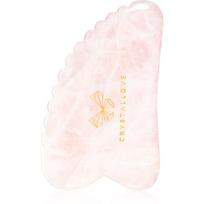 Crystallove Rose Quartz 3D Gua Sha masažuoklis 1 vnt.