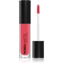 NOBEA Day-to-Day Matte Liquid Lipstick skystieji matiniai lūpų dažai atspalvis Raspberry Red #M06 7 ml