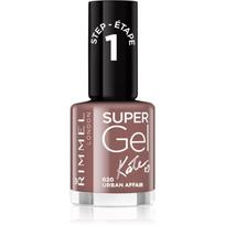 Rimmel Super Gel By Kate gelinis nagų lakas, stingstantis be UV / LED lempos atspalvis 020 Urban Affair 12 ml
