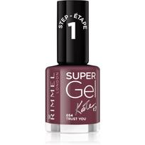Rimmel Super Gel By Kate gelinis nagų lakas, stingstantis be UV / LED lempos atspalvis 054 Trust You 12 ml