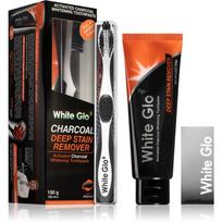 White Glo Charcoal dantų priežiūros priemonių rinkinys