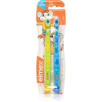 Elmex Children's Toothbrush dantų šepetėlis vaikams minkštas 3-6 years 2 vnt.