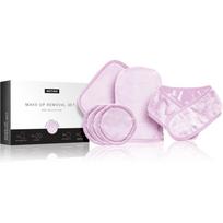 Notino Spa Collection Make-up removal set mikropluošto makiažo valiklių rinkinys Lilac