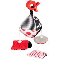Canpol babies Sensory kontrastingas kabantis žaislas su spaustuku 0m+ 1 vnt.