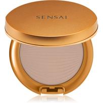 Sensai Silky Bronze Natural Veil Compact kompaktinė pudra-makiažo pagrindas skaistinamojo ir glotninamojo poveikio atspalvis SC03 Medium 8.5 g