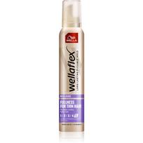 Wella Wellaflex Fullness Volume plaukų formavimo putos itin stiprios fiksacijos ploniems plaukams 200 ml
