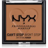 NYX Professional Makeup Can't Stop Won't Stop Mattifying Powder matinė pudra atspalvis 08 Mocha 6 g