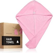 BrushArt Home Salon Hair towel rankšluostis plaukams Pink