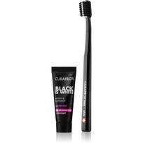 Curaprox Black is White dantų priežiūros priemonių rinkinys