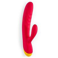 ROMP Jazz Rabbit klitorį stimuliuojantis vibratorius Red 21 cm