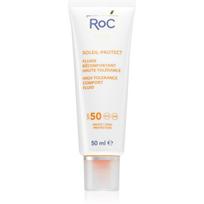 RoC Soleil Protect High Tolerance Comfort Fluid veido fluidas apsaugai nuo saulės SPF 50 50 ml