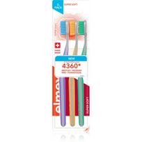 Elmex Super Soft 4360 dantų šepetėlis Super soft 3 vnt.