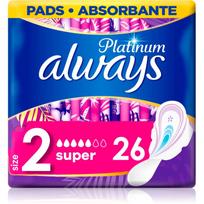 Always Platinum Super Size 2 paketai 26 vnt.