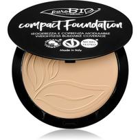 puroBIO Cosmetics Compact Foundation kompaktinė pudra-makiažo pagrindas SPF 10 atspalvis 01 9 g