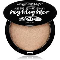 puroBIO Cosmetics Resplendent Highlighter kreminė švytėjimo suteikianti priemonė atspalvis 01 Sparkling Wine 9 g