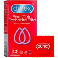 Durex Feel Thin Extra Lubricated prezervatyvai 12 vnt.
