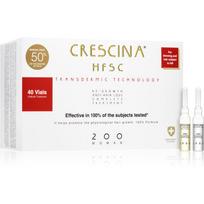 Crescina Transdermic 200 Re-Growth and Anti-Hair Loss plaukų augimą skatinanti priemonė nuo slinkimo moterims 40x3,5 ml