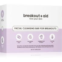 breakout + aid Facial Cleansing Bar muilas probleminei odai su salicilo rūgštimi