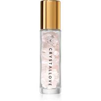Crystallove Rose Quartz Oil Bottle rutulinė priemonė su kristalais 10 ml