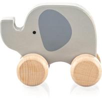 Zopa Wooden Animal gyvūnėlis ant ratukų iš medienos Elephant 1 vnt.