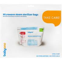 BabyOno Take Care Microwave Steam Sterilizer Bags sterilizavimo maišeliai mikrobangų krosnelėms 5 vnt.