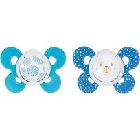 Chicco Physio Comfort 6-16m čiulptukas Boy-Dots/Bear 2 vnt.
