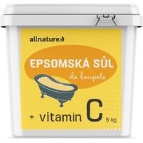 Allnature Epsom salt + vitamín C vonios druska su vitaminu C 5000 g