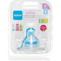 MAM Baby Bottles Teat V1 kūdikių buteliuko čiulptukas Slow Flow 0m+ 1 vnt.