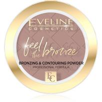 Eveline Cosmetics Feel The Bronze bronzinė kontūravimo kompaktinė pudra atspalvis 01 Milky Way 4 g