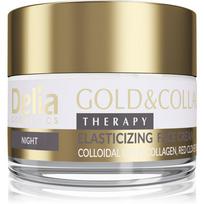 Delia Cosmetics Gold & Collagen Therapy naktinis kremas didina odos elastingumą 50 ml
