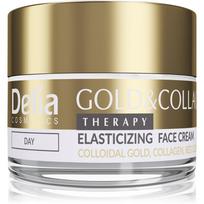 Delia Cosmetics Gold & Collagen Therapy dieninis kremas didina odos elastingumą 50 ml