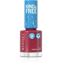 Rimmel Kind & Free nagų lakas atspalvis 166 Cherry Chance 8 ml