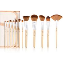 Luvia Cosmetics Bamboo Bamboo’s Root makiažo šepetėlių rinkinys su dėklu