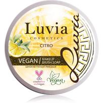 Luvia Cosmetics Brush Soap valomasis muilas makiažo šepetėliams aromatas Citro 100 g