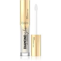 Eveline Cosmetics Diamond Glow žvilgus lūpų blizgis su hialurono rūgštimi atspalvis 07 Golden Dust 4.5 ml