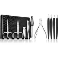 DuKaS Premium Line Solingen 252 manikiūro rinkinys + odinis dėklas Black