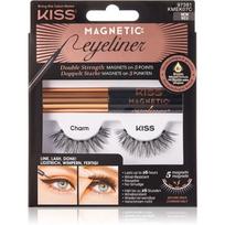 KISS Magnetic Eyeliner & Eyelash Kit magnetinės blakstienos 07 Charm 1 pora