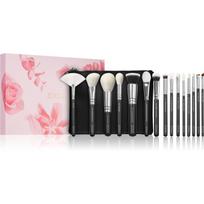 ZOEVA The Artists Brush Set Silver šepetėlių rinkinys su dėklu 1 vnt.