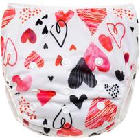 T-TOMI Diaper Swimwear Hearts skalbiamos sauskelnės-kelnaitės 5-12 kg 1 vnt.