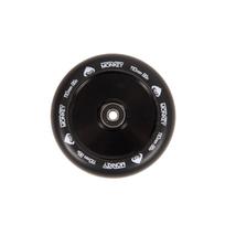 Paspirtuko ratukas Monkey Hollowcore black on black-chrome 110mm