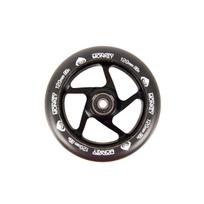 Triukinio paspirtuko ratukas Monkey 5-spoke black on black 120mm