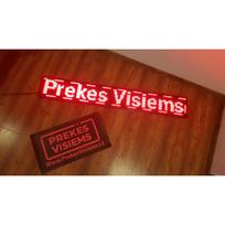 LED REKLAMA 160x20 Raudona