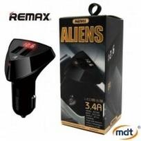 Automobilinis kroviklis Remax Alien su įtampos indikatoriumi 12-24v 3.4A(MAX) 2xUSB