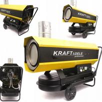 Dyzelinis šildytuvas Kraft&Dele 65kW su kaminu, termostatu ir reduktoriumi, KD11717