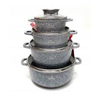 Puodų rinkinys su marmuro danga 8vnt. ZILNER ZL-7078