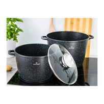 Puodų rinkinys su marmuro danga ZL-7011