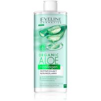 Eveline Cosmetics Organic Aloe+Collagen valomasis micelinis vanduo 500 ml