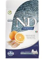 FARMINA N&D Ocean canine Herring & Orange Adult Mini suaugusiems mažų veislių šunims 800 g