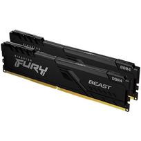 KINGSTON 32GB 3200MT/s DDR4 CL16 DIMM (Kit of 2) 1Gx8 FURY Beast Black, EAN: 740617319873