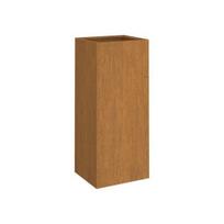 Lovelis, pilkos spalvos, 32x27,5x75cm, Corten plienas